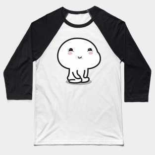 Cute kawaii face emoji Baseball T-Shirt
